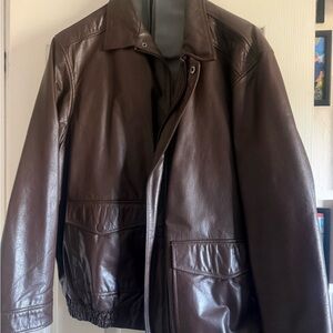 Men's Brown Leather Jacket